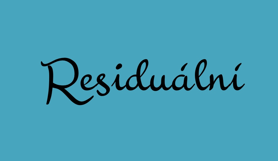 residuální font big