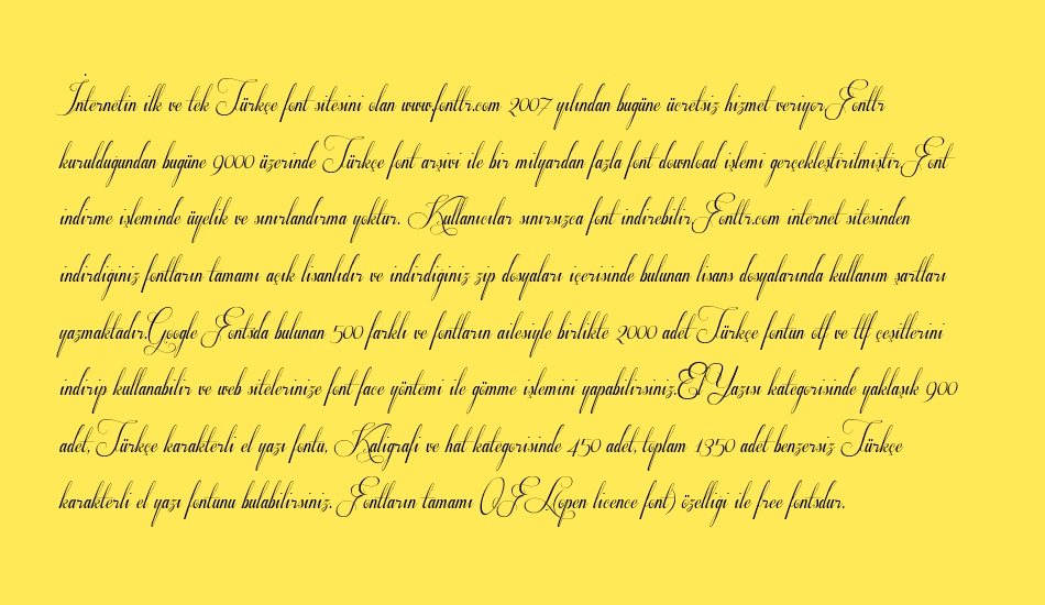 respective font 1