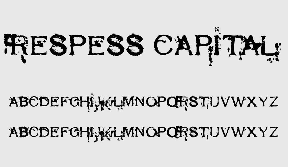 respess-capitals-excessive font