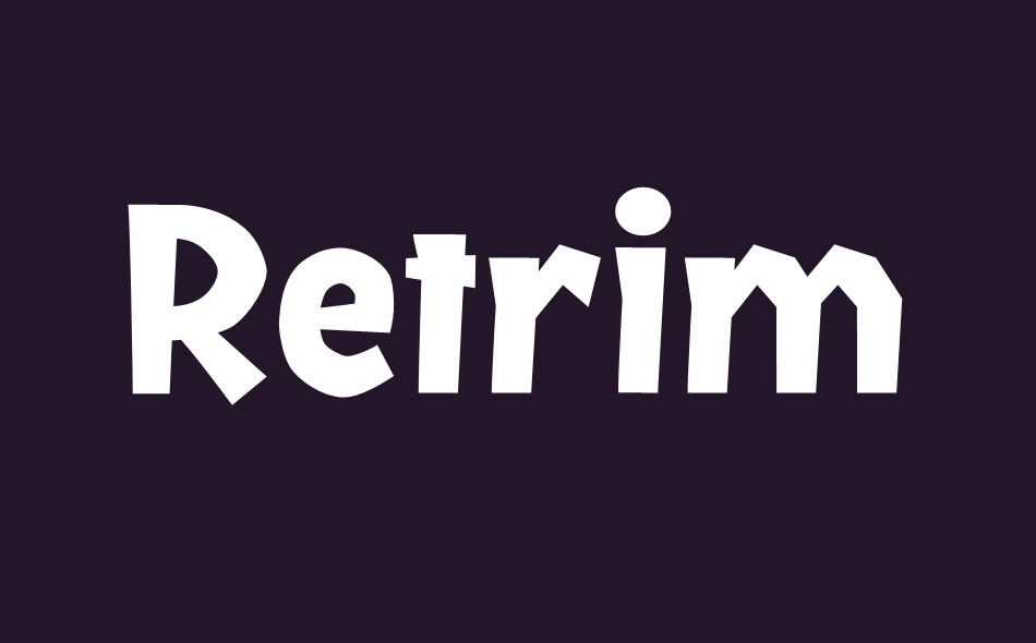 Retrim font big