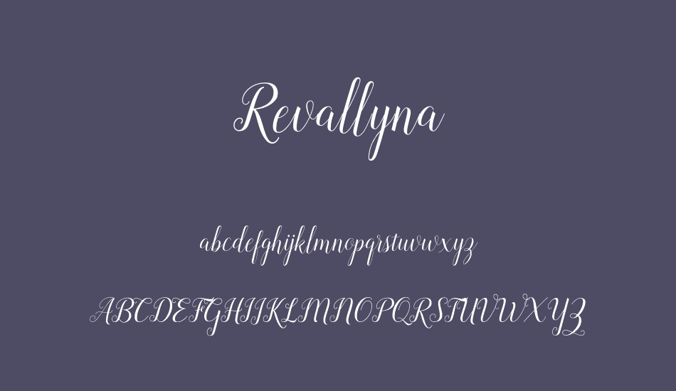 revallyna font