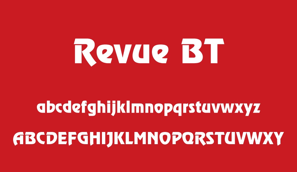 Revue BT Font Font Tr Revue BT Font Font Tr