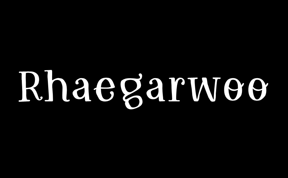 Rhaegarwood font big