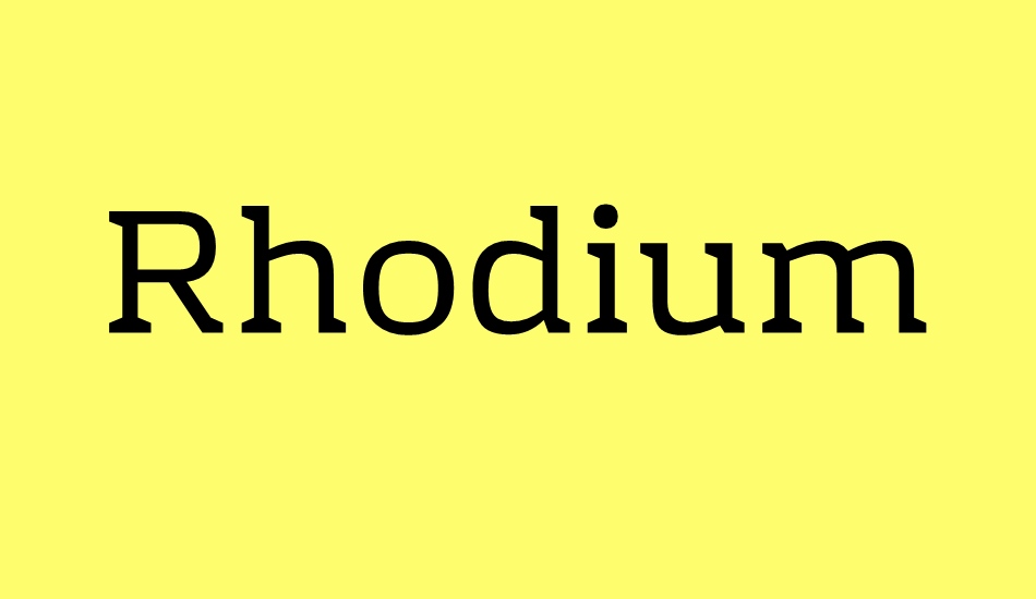 rhodium-libre font big