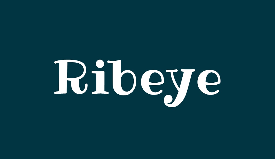 ribeye font big