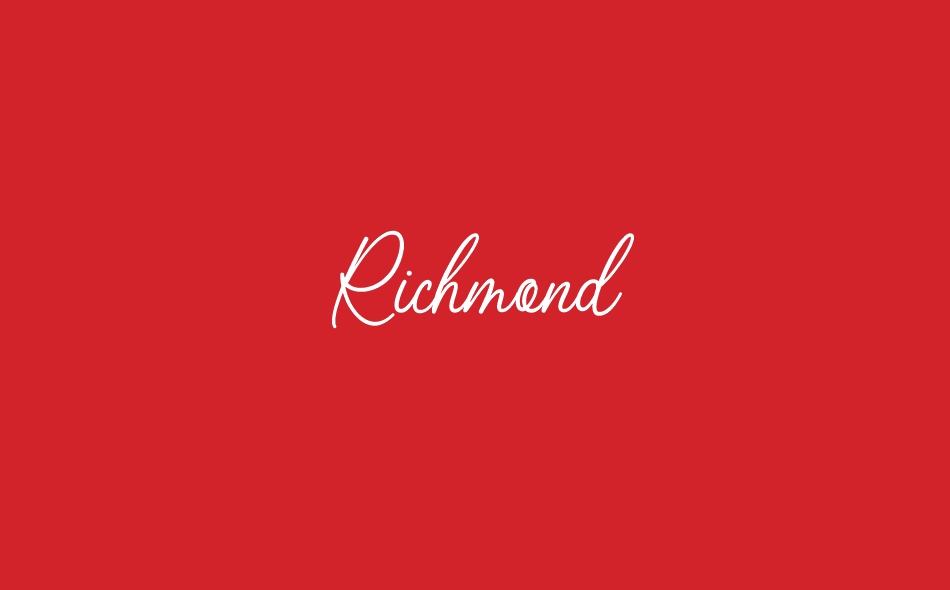 Richmond font big