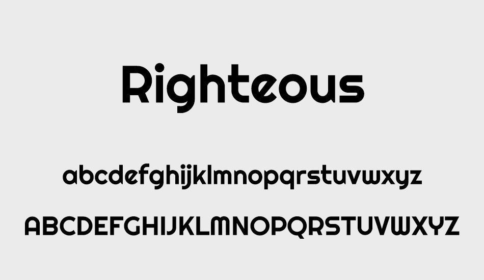 righteous font