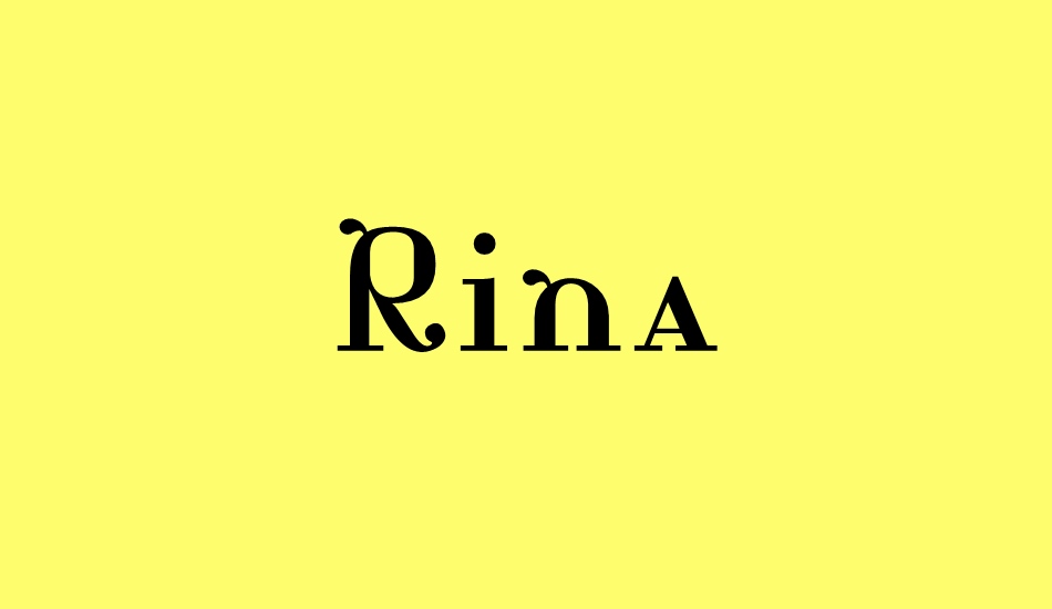 rina font big