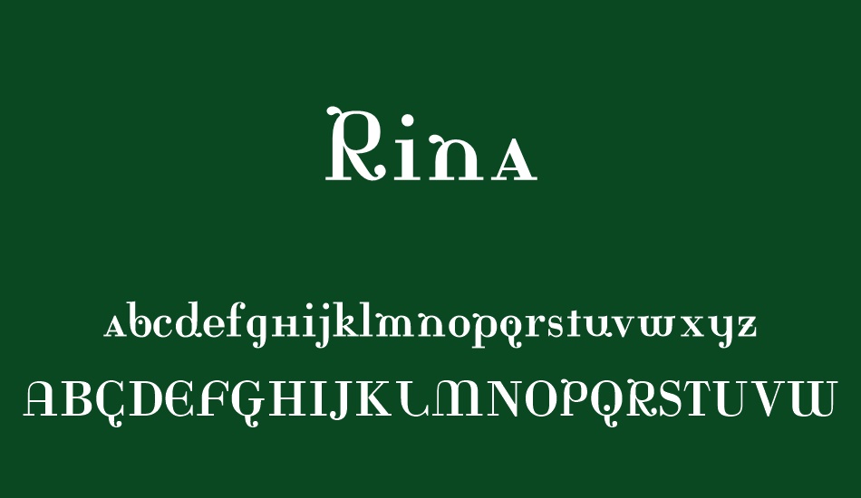 rina font