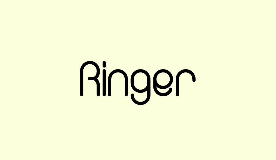 ringer font big