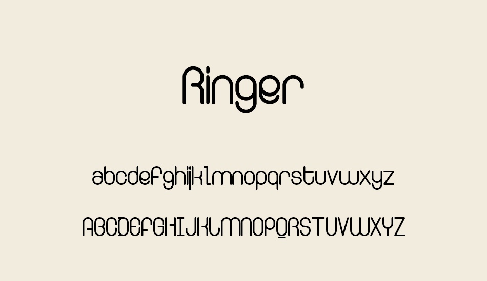 ringer font