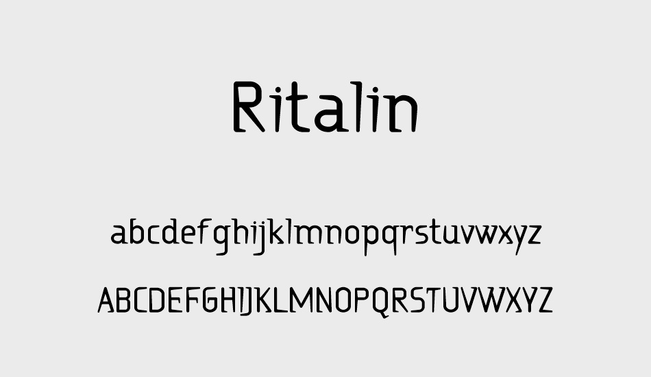 ritalin font