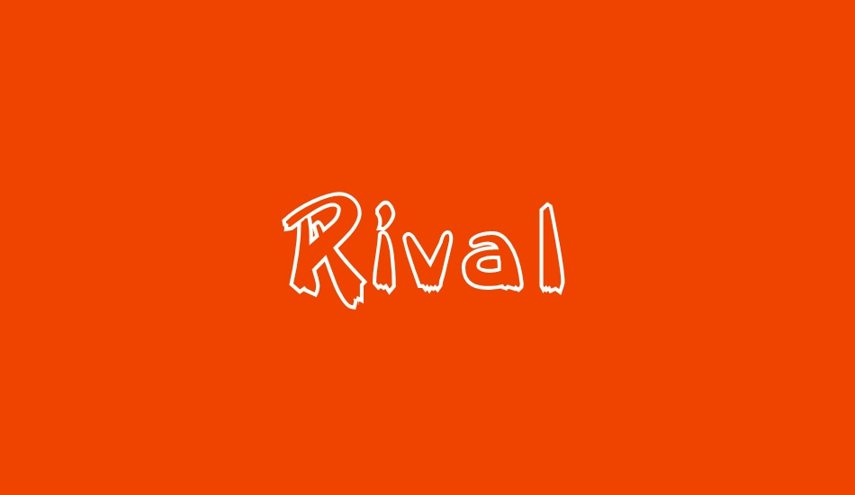 rival font big