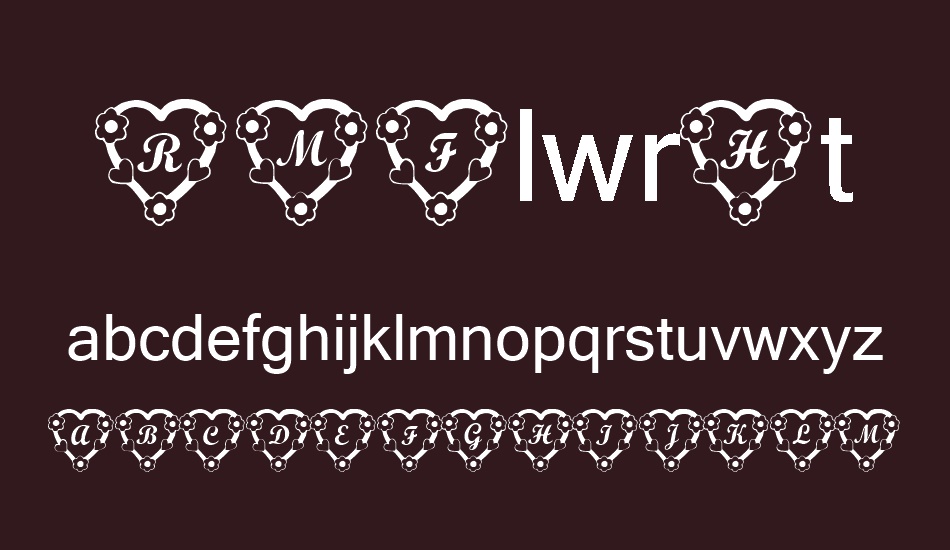 rmflwrht font