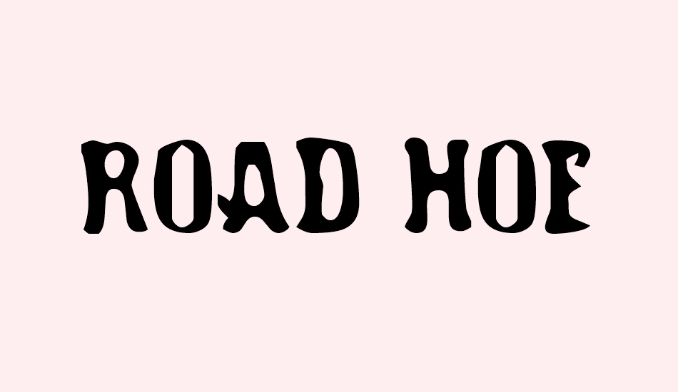 road-hoe font big