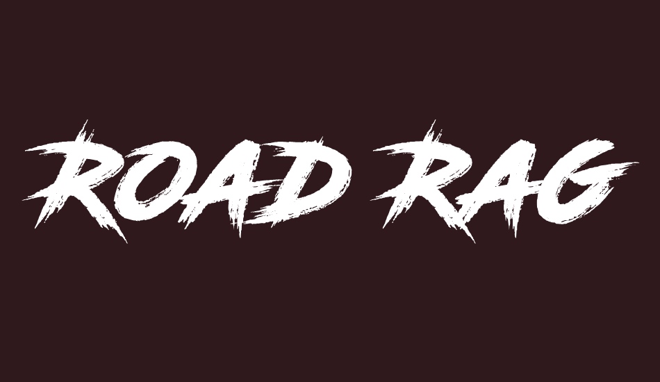 road-rage font big