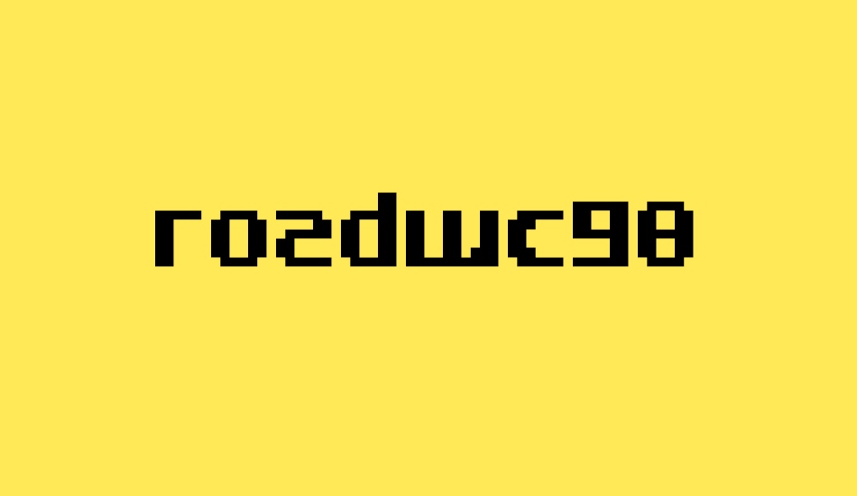 roadwc98 font big