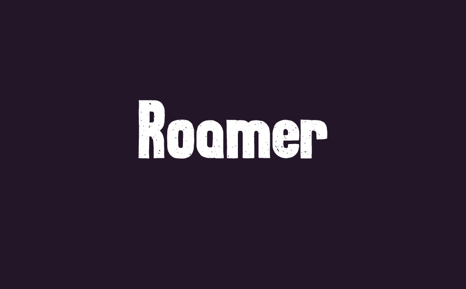 Roamer font big