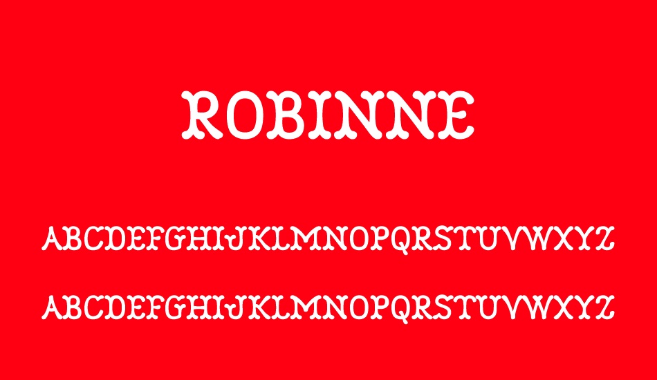 robinne font