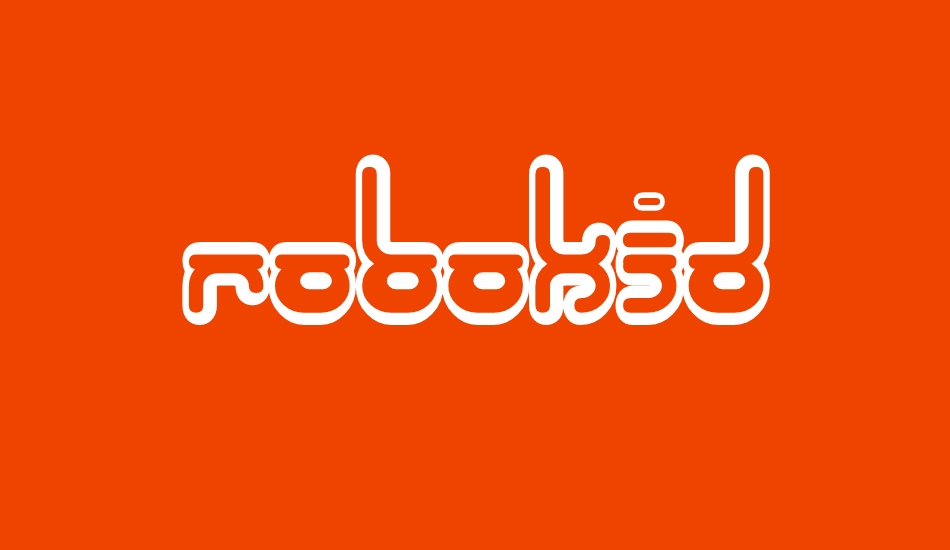 robokid font big