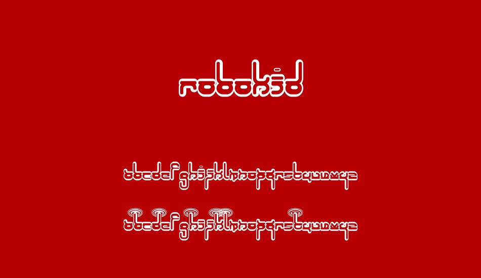 robokid font