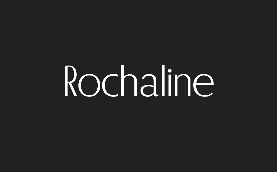 Rochaline font big