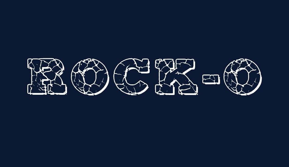 rock-on-shadowed-demo font big