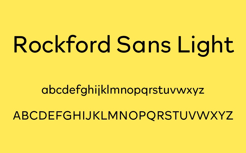 Rockford Sans font
