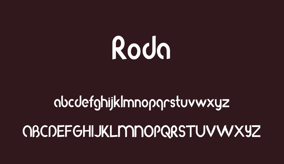 roda font