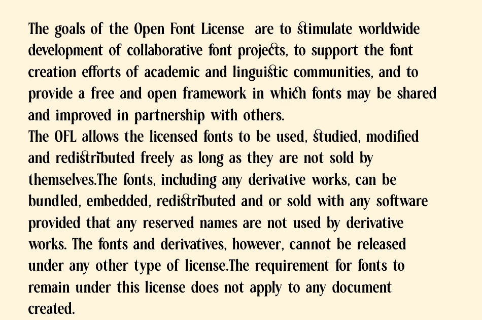 Rodagile font 1
