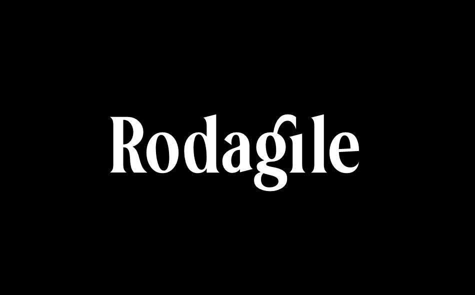 Rodagile font big