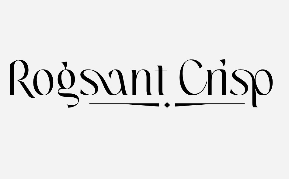 Rogsant Crisp font big