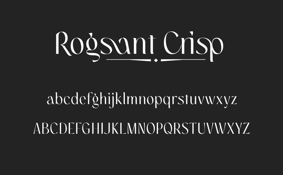 Rogsant Crisp font