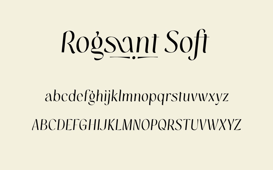 Rogsant Soft font