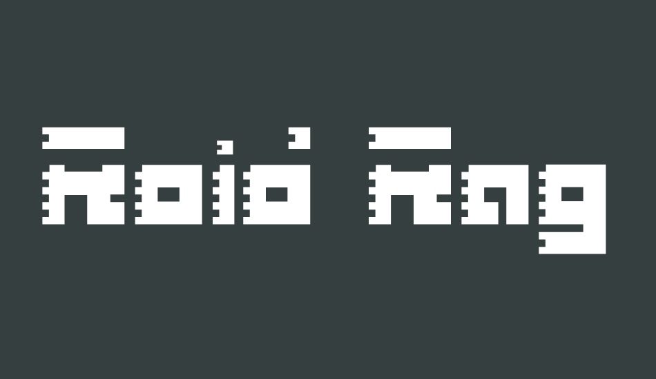 roid-rage font big