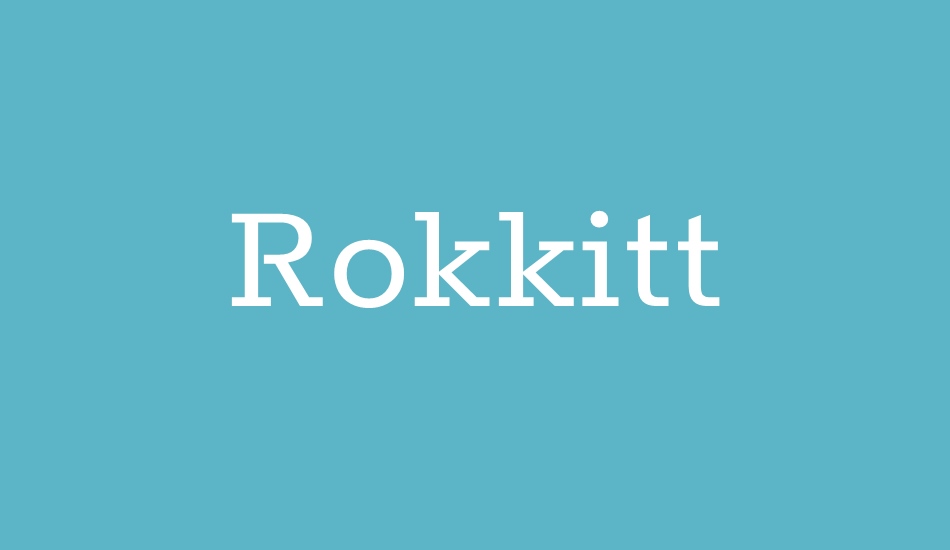 rokkitt font big