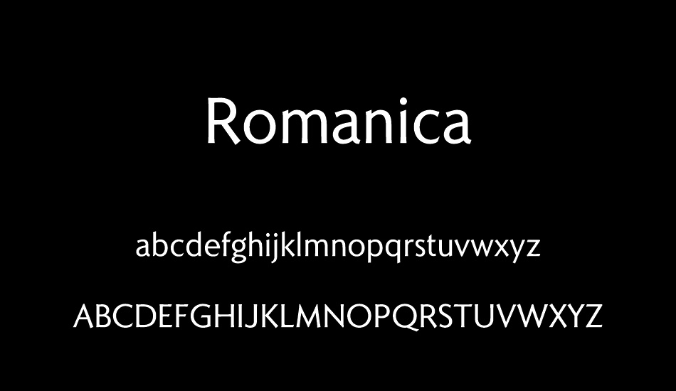romanica font