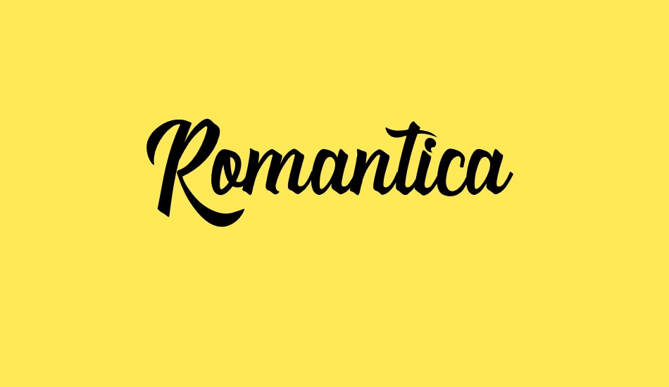 romantica-personal-use font big