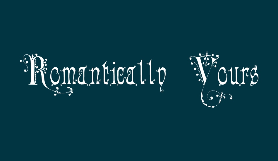 romantically-yours font big