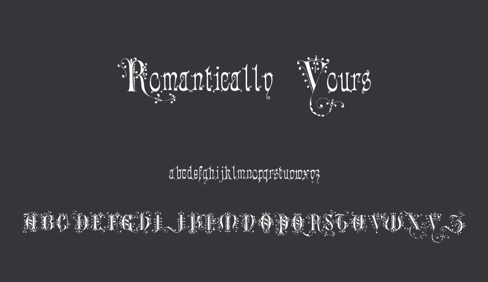 romantically-yours font