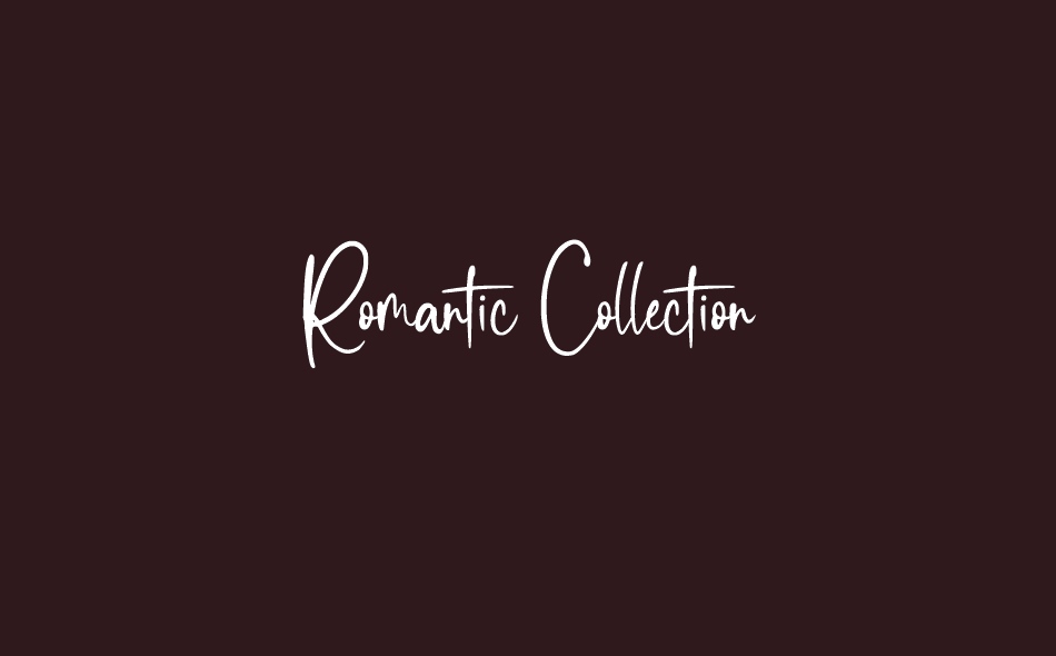 Romantic Collection font big