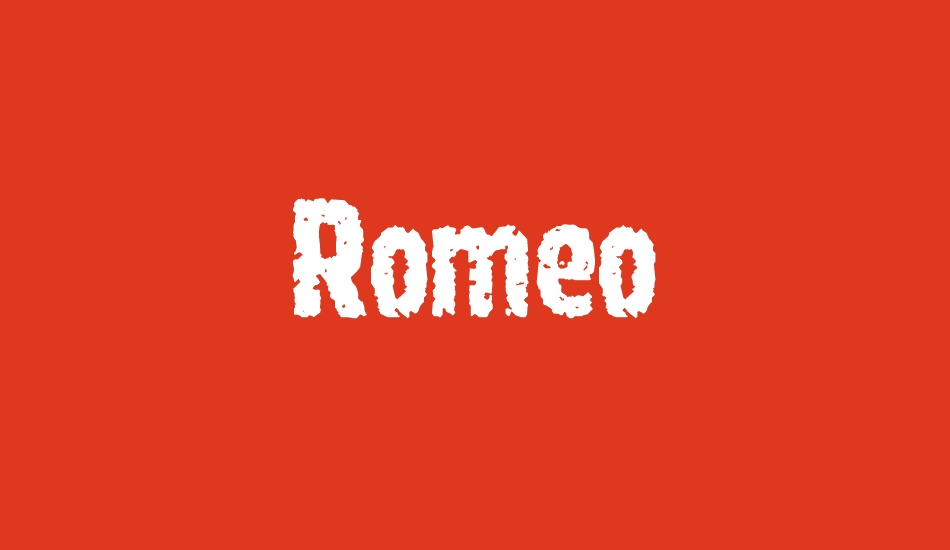 romeo font big