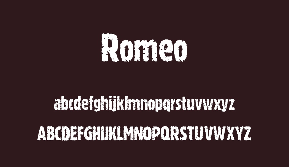 romeo font