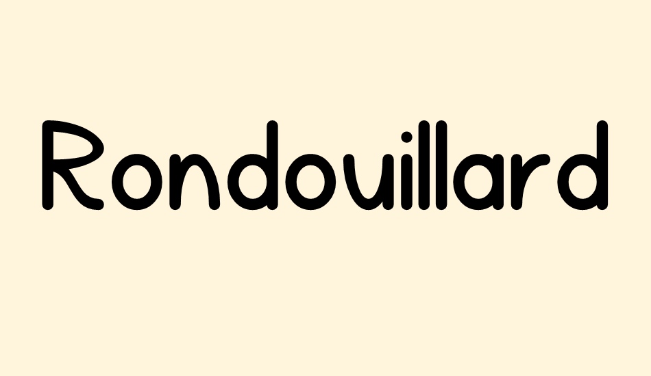 rondouillard font big