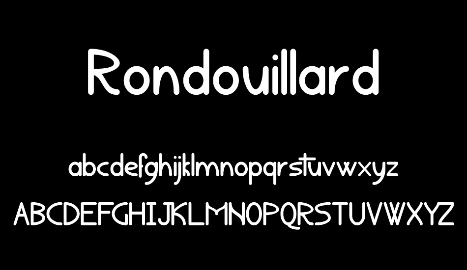 rondouillard font