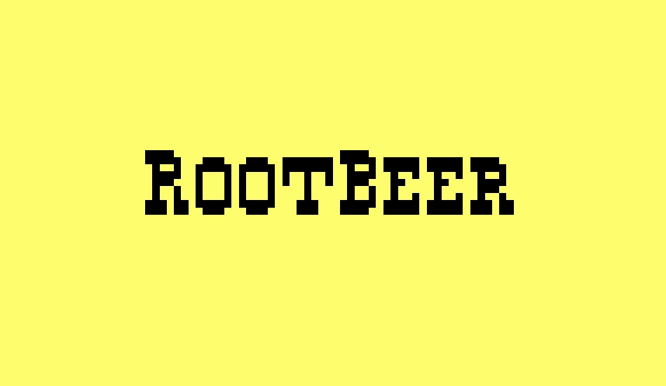 rootbeer font big