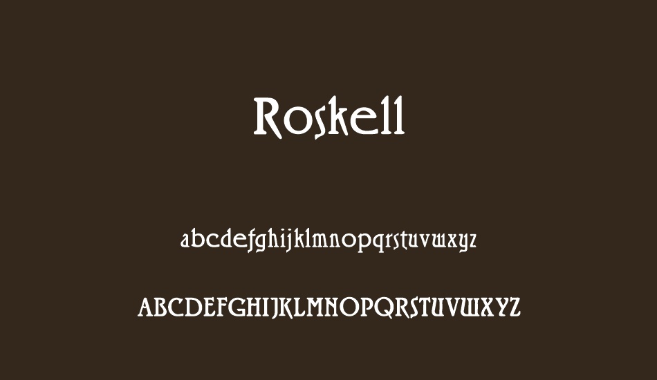 roskell font