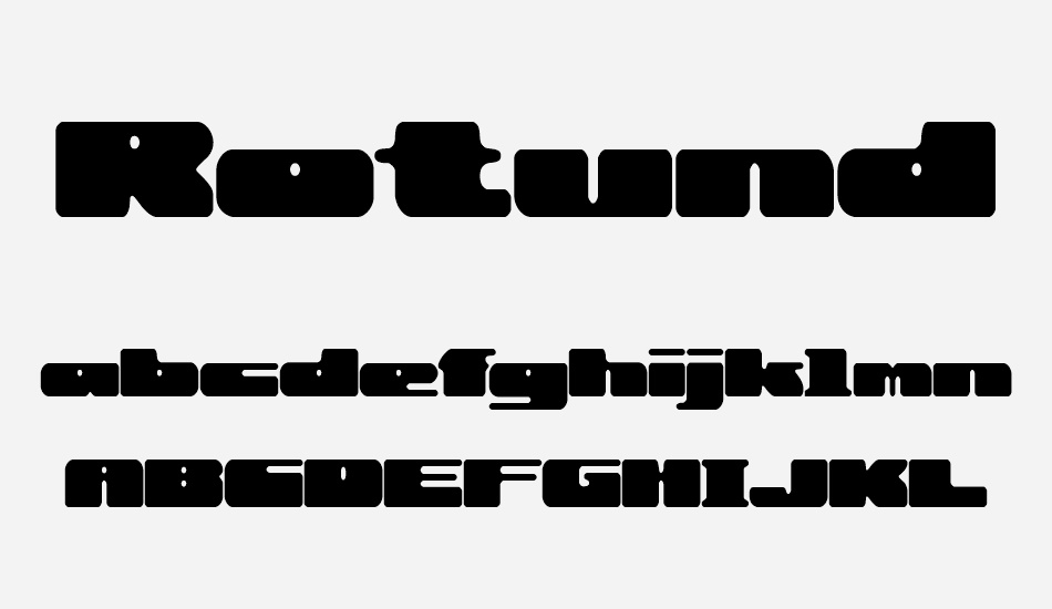 rotund-(brk) font
