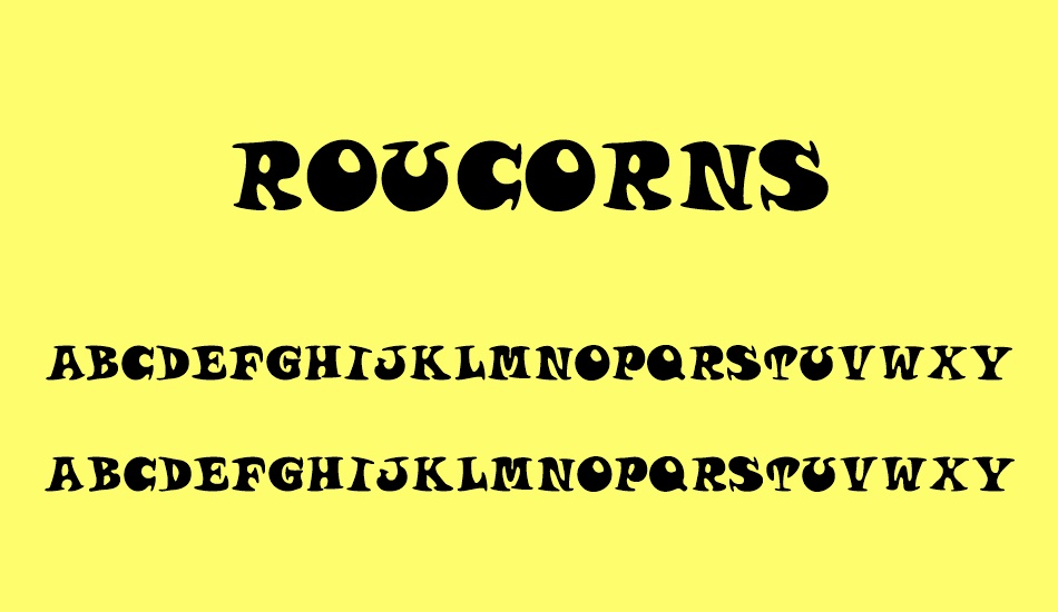 roucorns font