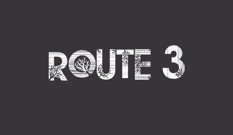 route-3 font big